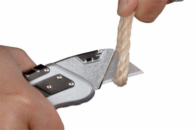 Stanley Quickslide – Einziehbares Abbrechmesser 19 mm, mit Sperre, Zink, Grau