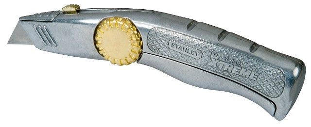 Stanley Fatmax Pro Cutter 0-10-819 – 19 mm, Aluminium-Druckguss, Klingenarretierung, Grau, inkl. 10 Klingen