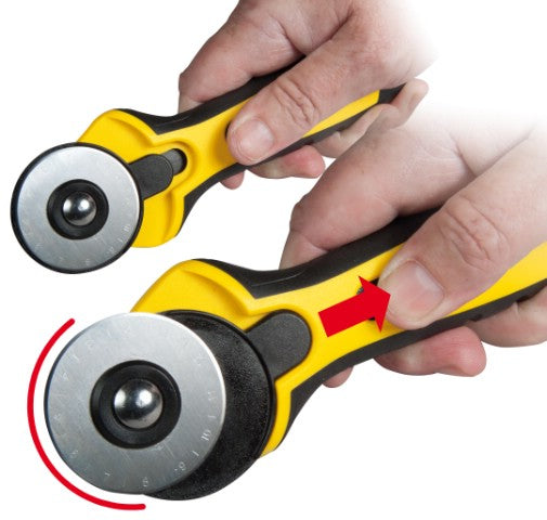 Stanley STHT0-10194 – Abbrechmesser 45 mm, einziehbar, Klingenarretierung, Kunststoff, schwarz