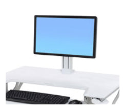 Ergotron WorkFit Single LD Wandhalterung – Weiss