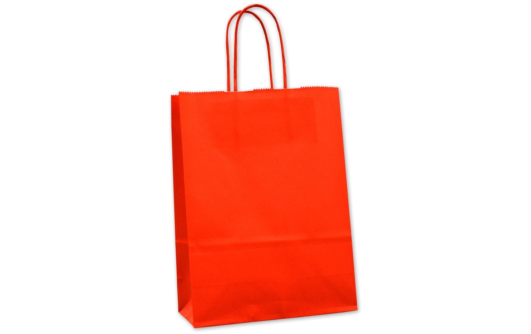 Elco Papiertragetasche – Rot, 180 × 80 × 240 mm, Traglast 3 kg, 25 Stk.