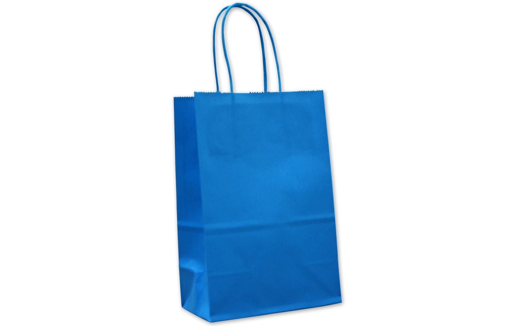 Elco Papiertragetaschen Türkis – 180 × 240 × 80 mm – 3 kg – 25 Stk.