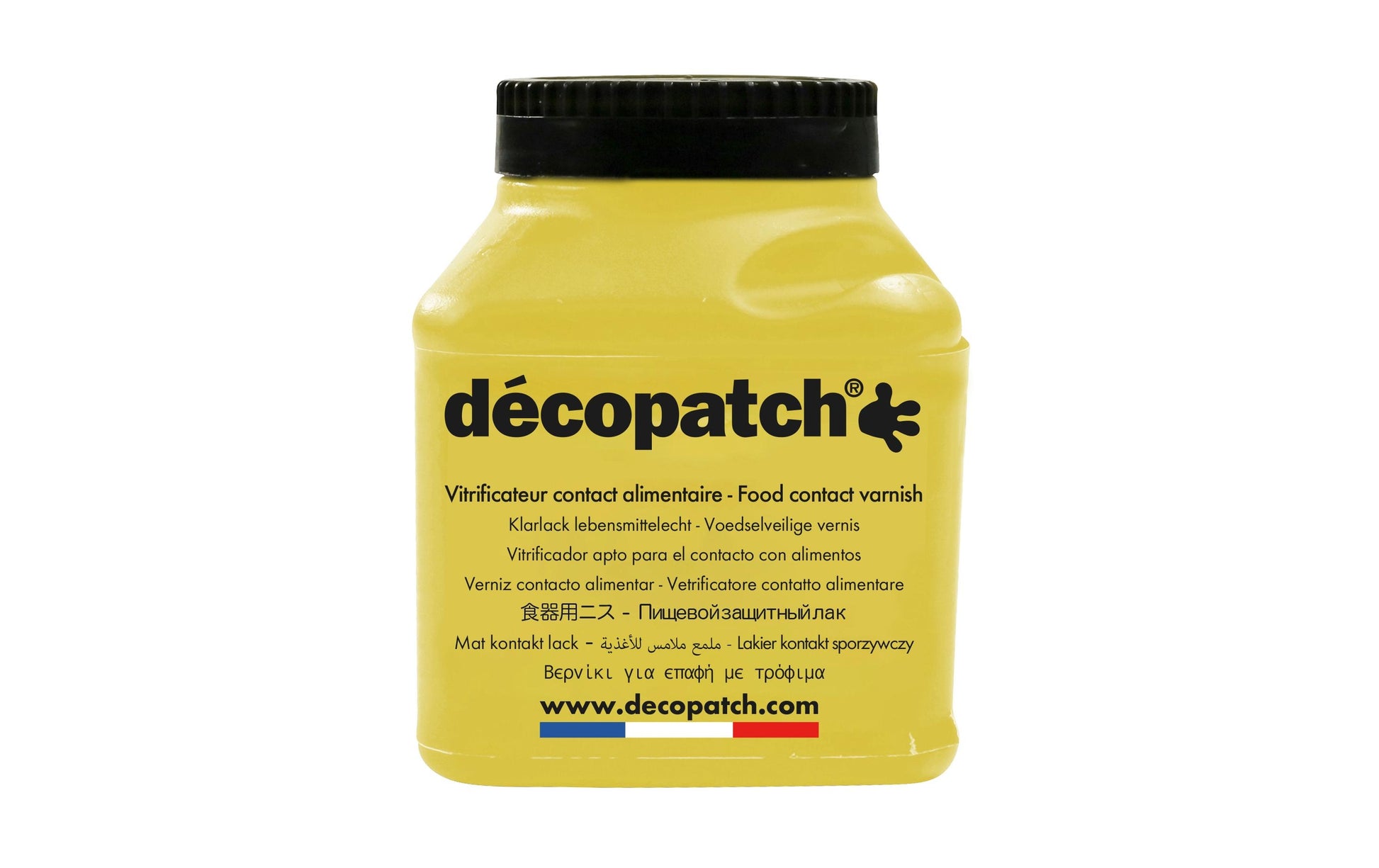 Décopatch Serviettentechnik-Lack – Transparent, 180 ml, für Lebensmittelkontakt
