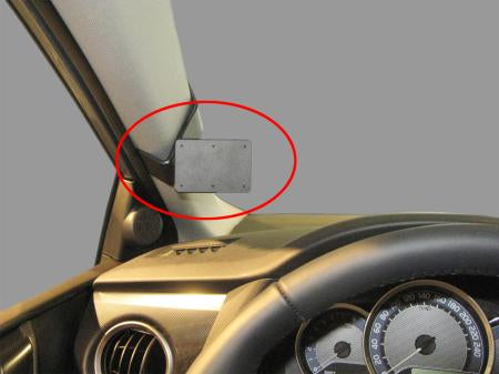 Brodit ProClip – Auto-Halterung – für Toyota Auris (2013–2015, inkl. Full Hybrid) – Schwarz