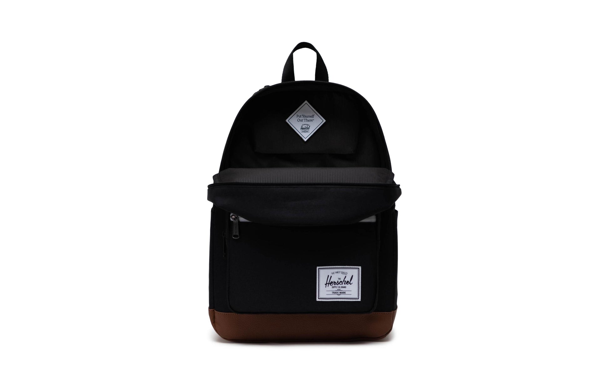 Herschel Pop Quiz – Freizeit-Rucksack – 25 l, rPET, Schwarz