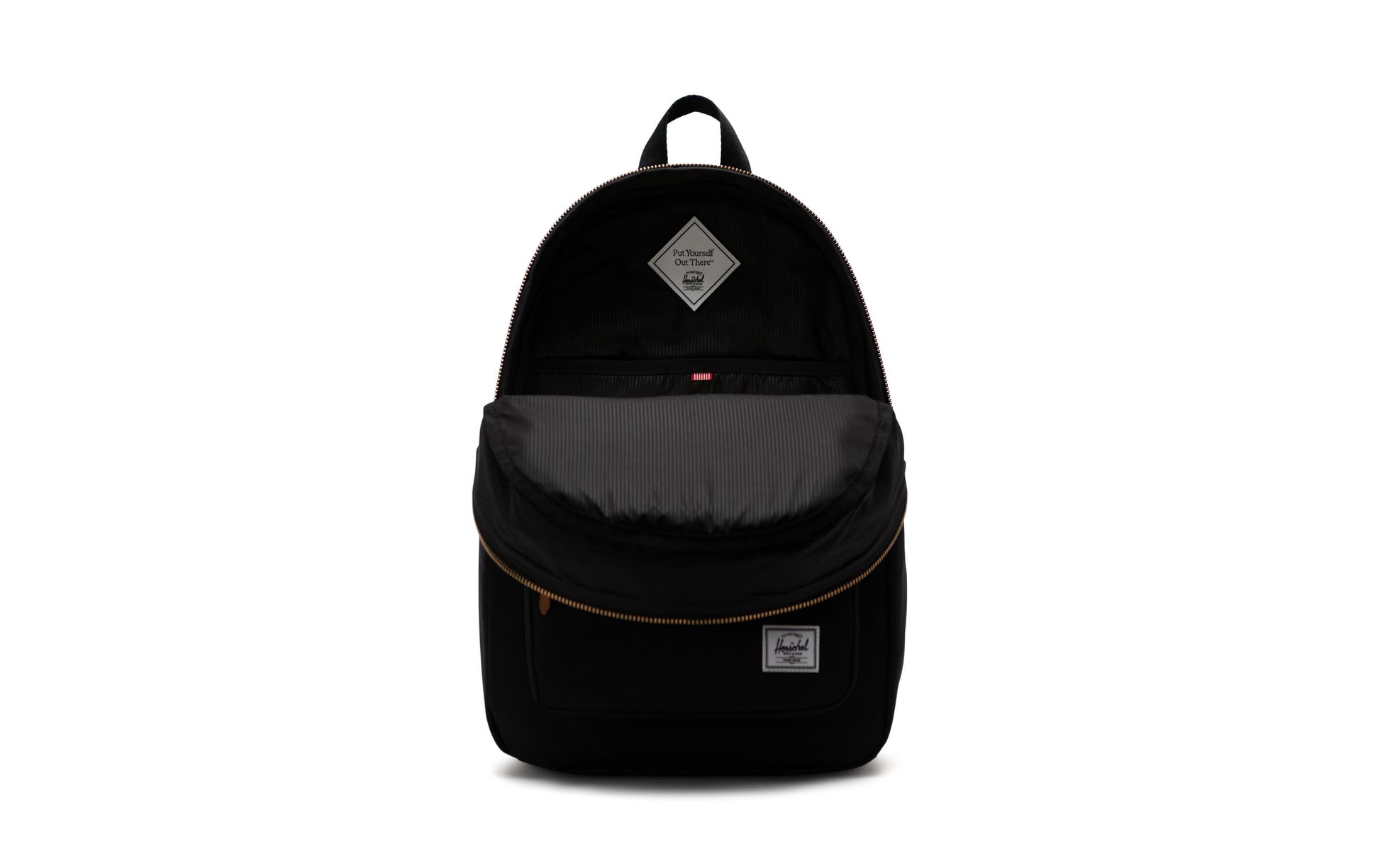 Herschel Notebook-Rucksack Settlement – für 16″, 23 l, rPET-Polyester – Schwarz, 292 × 438 × 152 mm