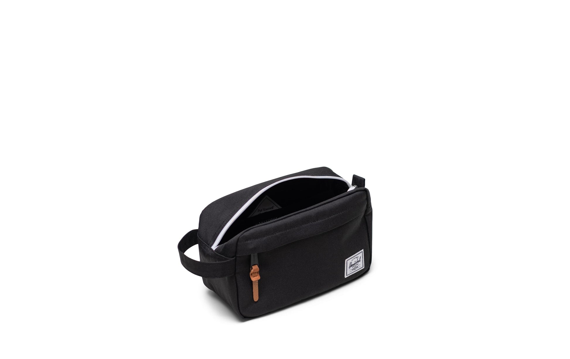 Herschel Kulturbeutel – wasserfest, Reissverschluss – 5 l – schwarz, Polyester