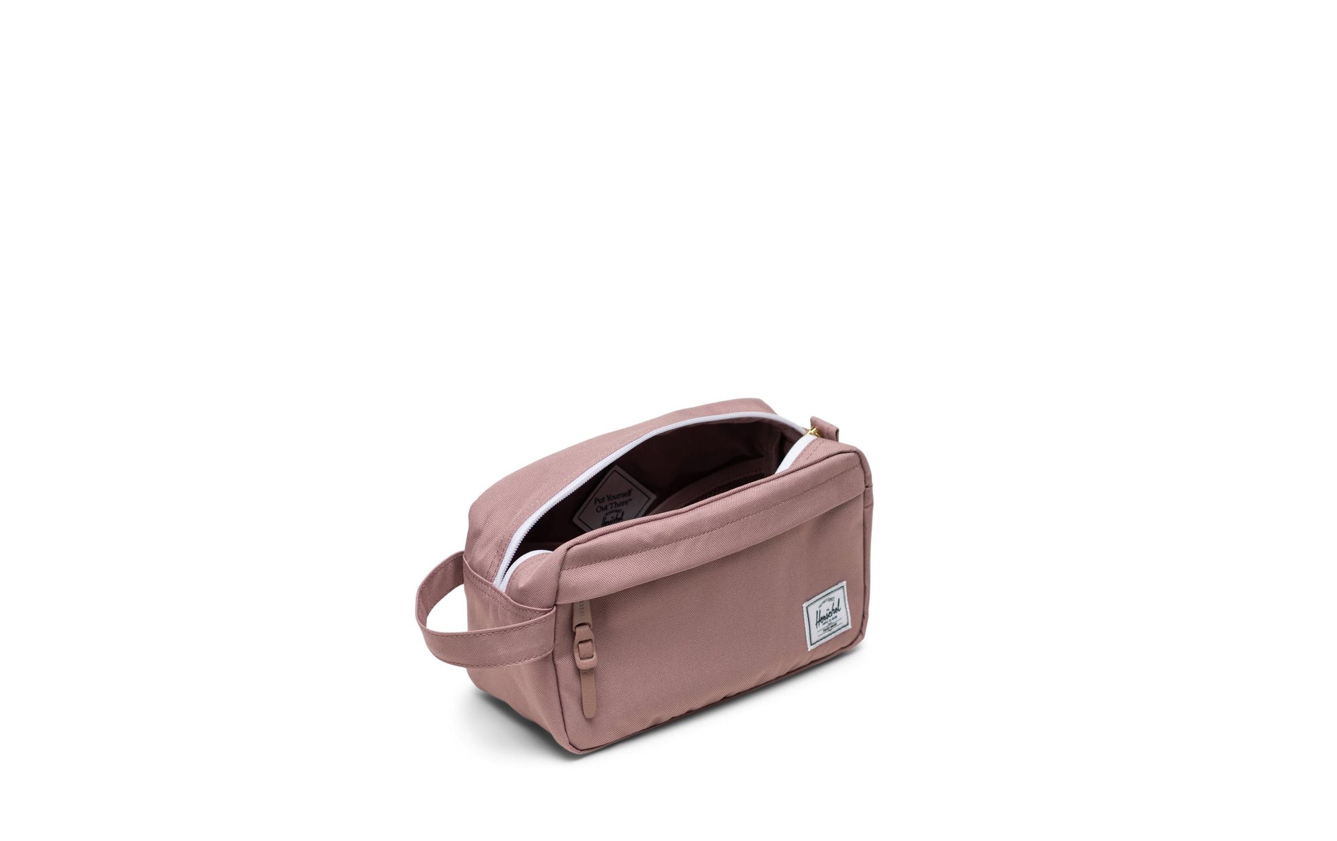 Herschel Travel Kit Chapter – Recyceltes Material, Hellrosa, 5 l, Wasserfest