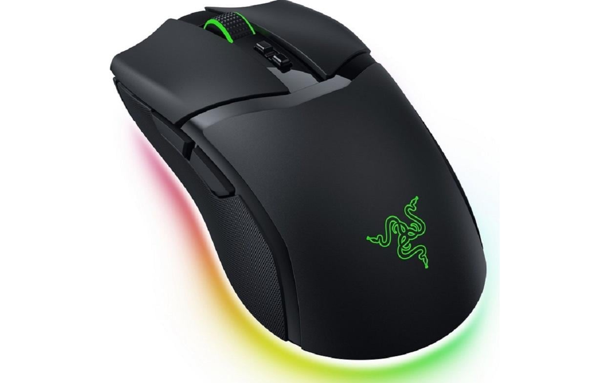 Razer Cobra Pro Gaming-Maus – kabellos, 10 Tasten, für Rechtshänder, programmierbare Tasten, schwarz
