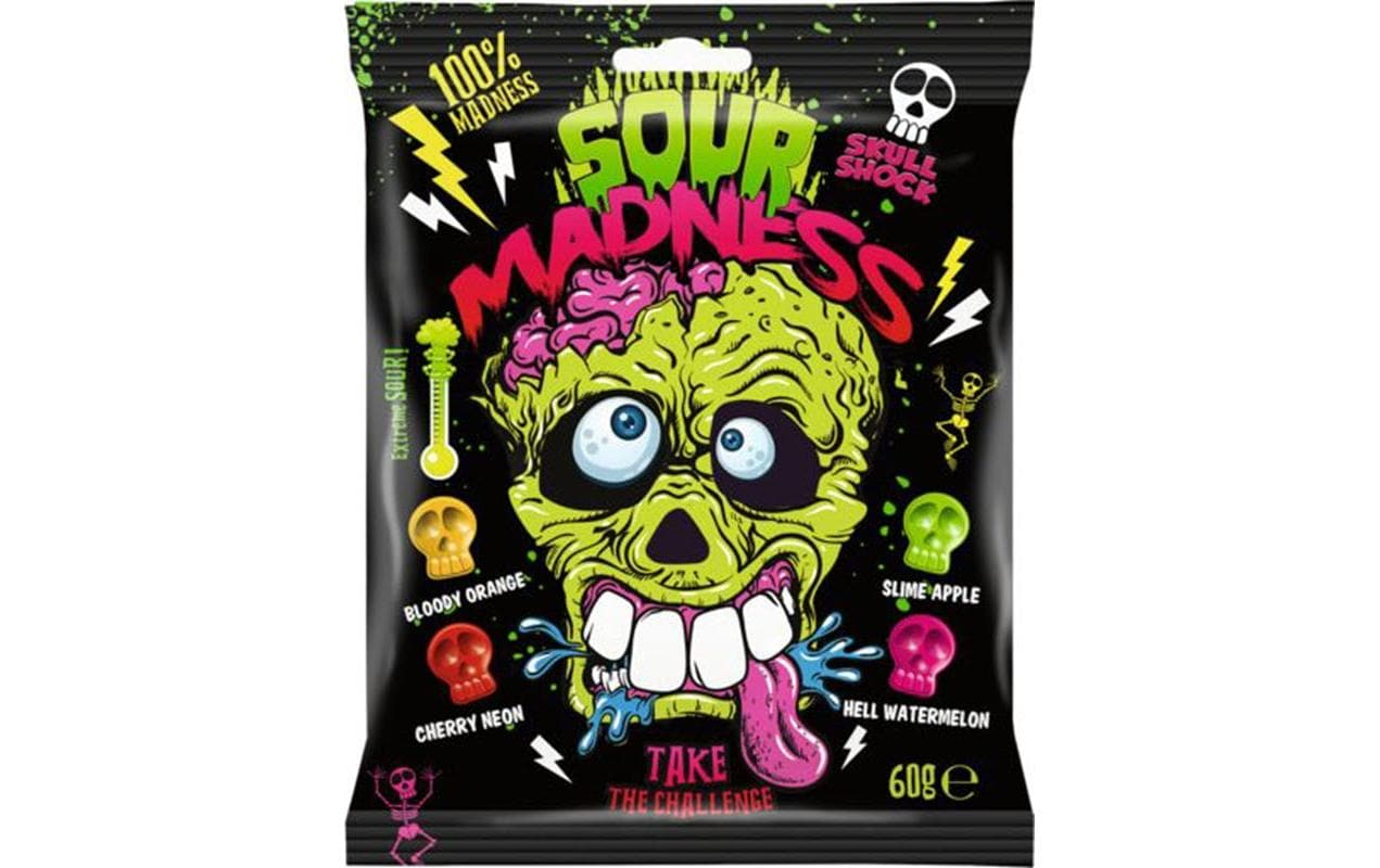 Argoclima Sour Madness Kaubonbons – 60 g