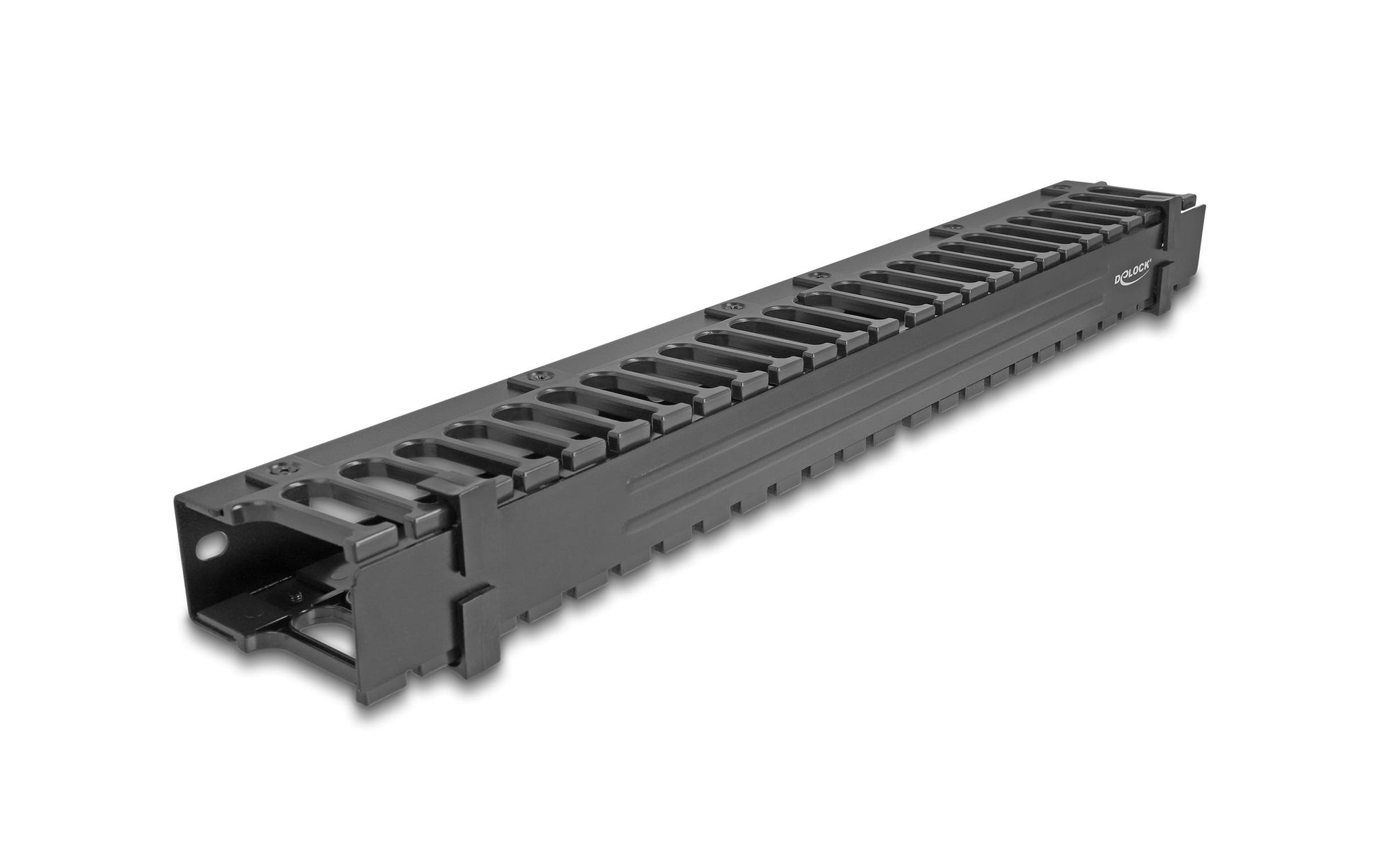 DeLOCK Rangierpanel 19" 1U, 3 Öffnungen, Metall, Kunststoff – schwarz