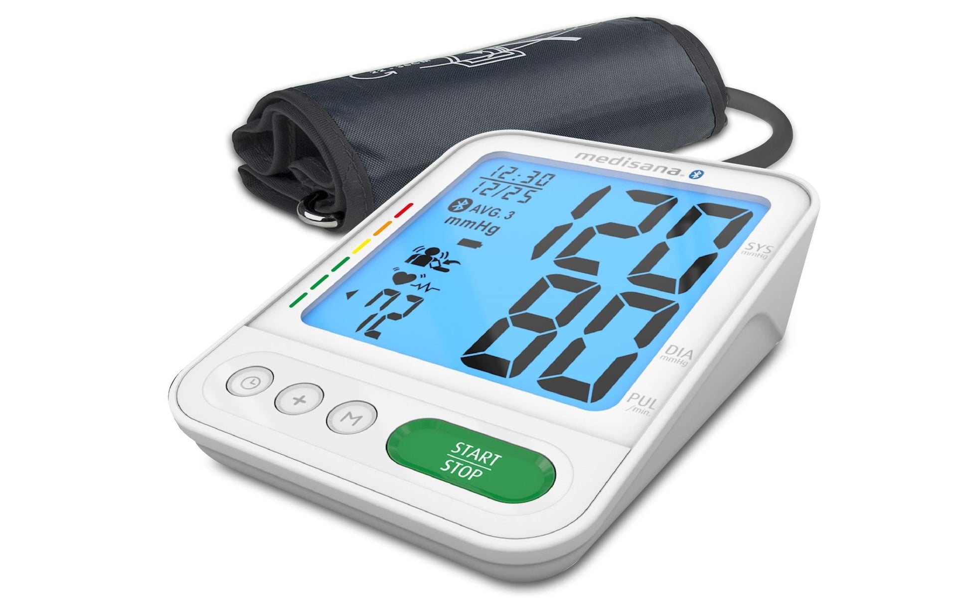 Medisana Oberarm-Blutdruckmessgerät BU584 – Automatisch, Bluetooth – Manschette 23–43 cm