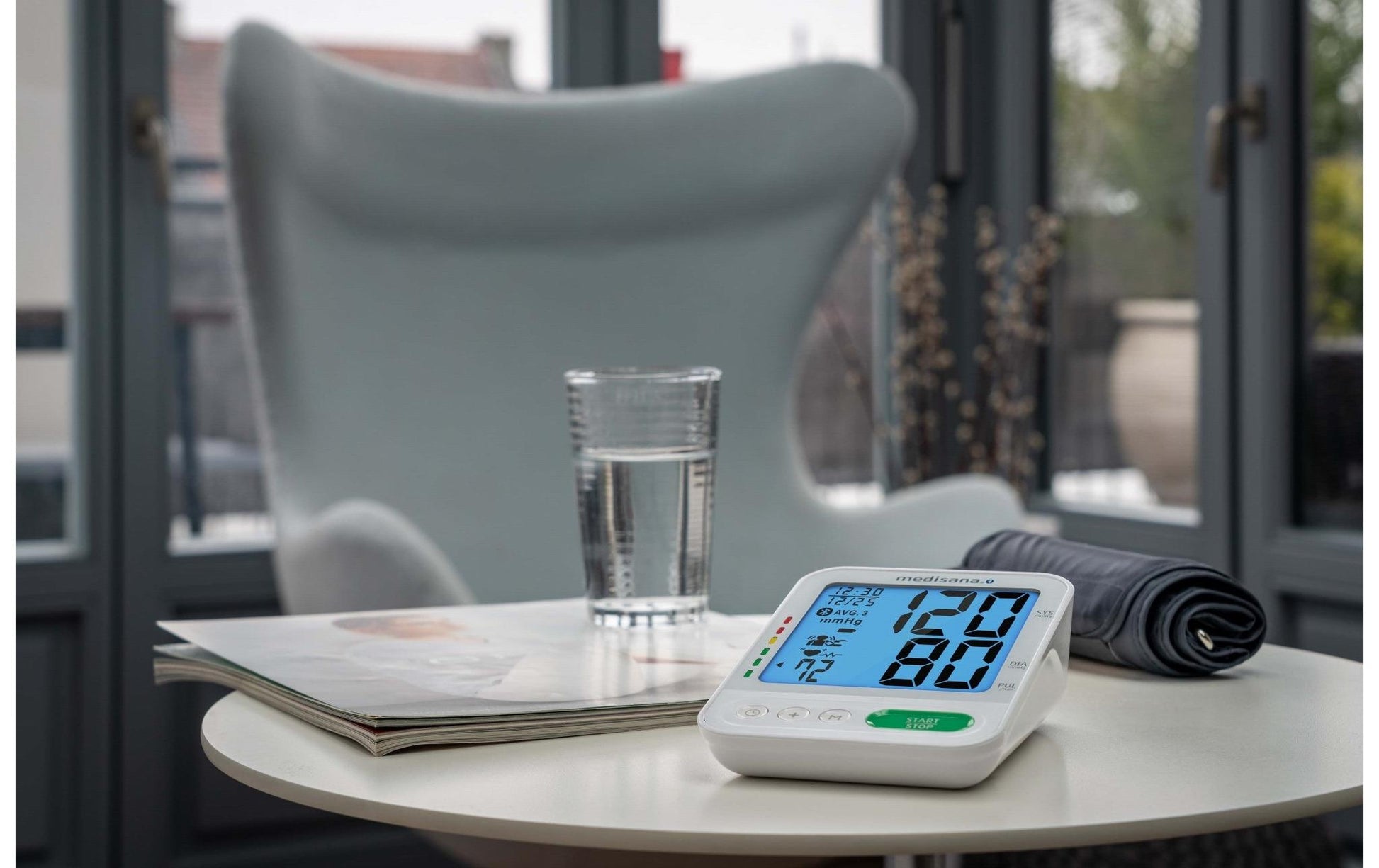 Medisana Oberarm-Blutdruckmessgerät BU584 – Automatisch, Bluetooth – Manschette 23–43 cm