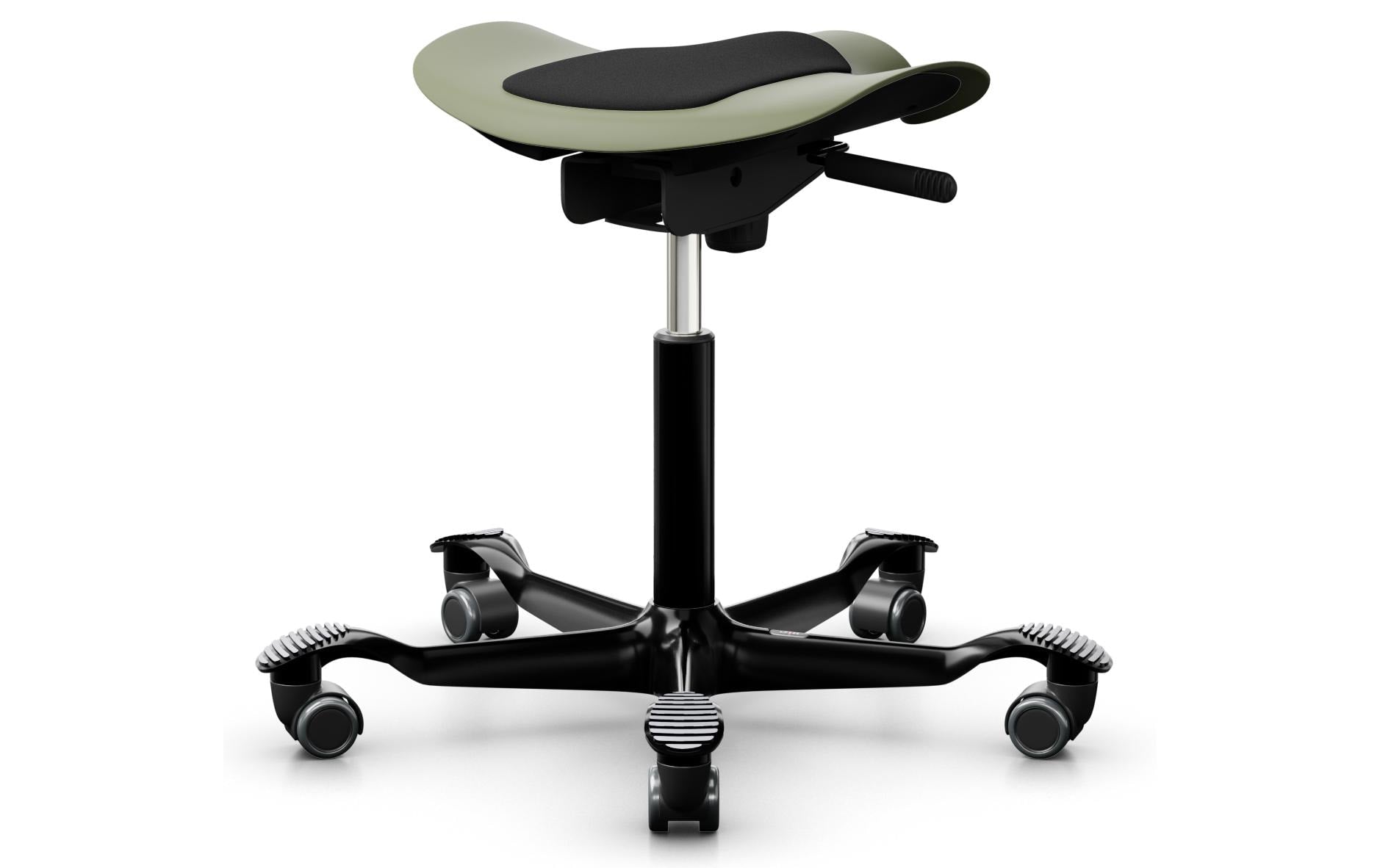 HÅG Hocker Capisco Puls 8001 – Sitzhöhe 45–62 cm, 110 kg, schwarz