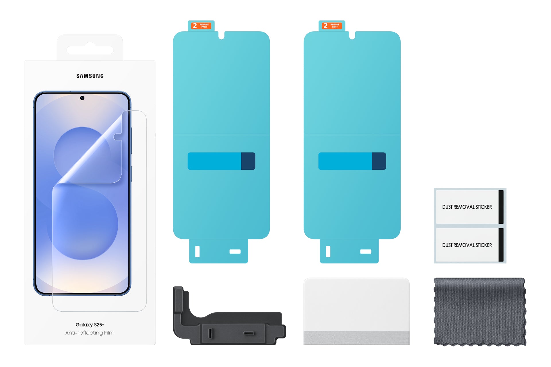 Samsung Displayschutz (Folie), Antireflex – für Galaxy S25+