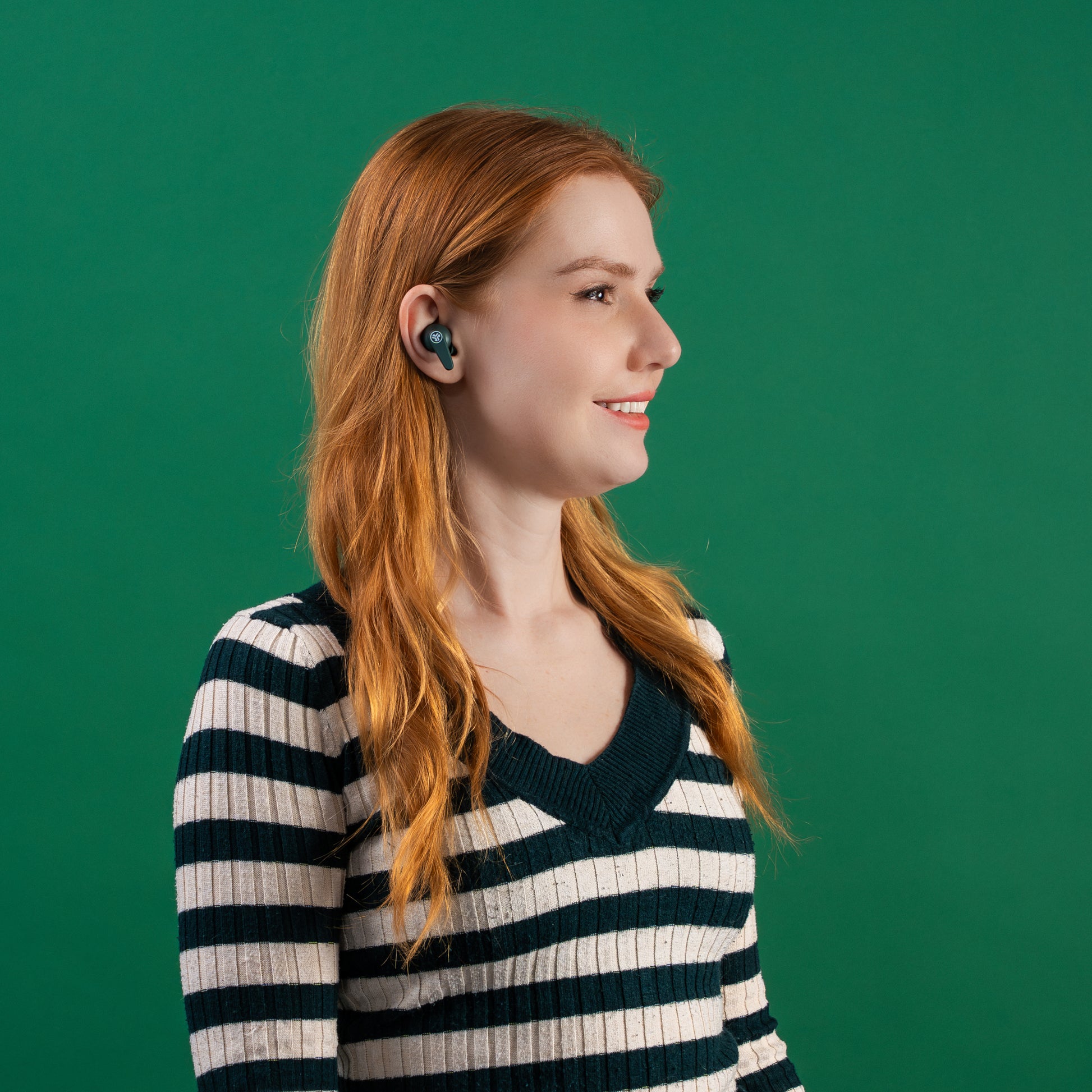 JLab Go Pods ANC TWS In-Ear – ANC, mit Ladecase, Grün, BT 5.4