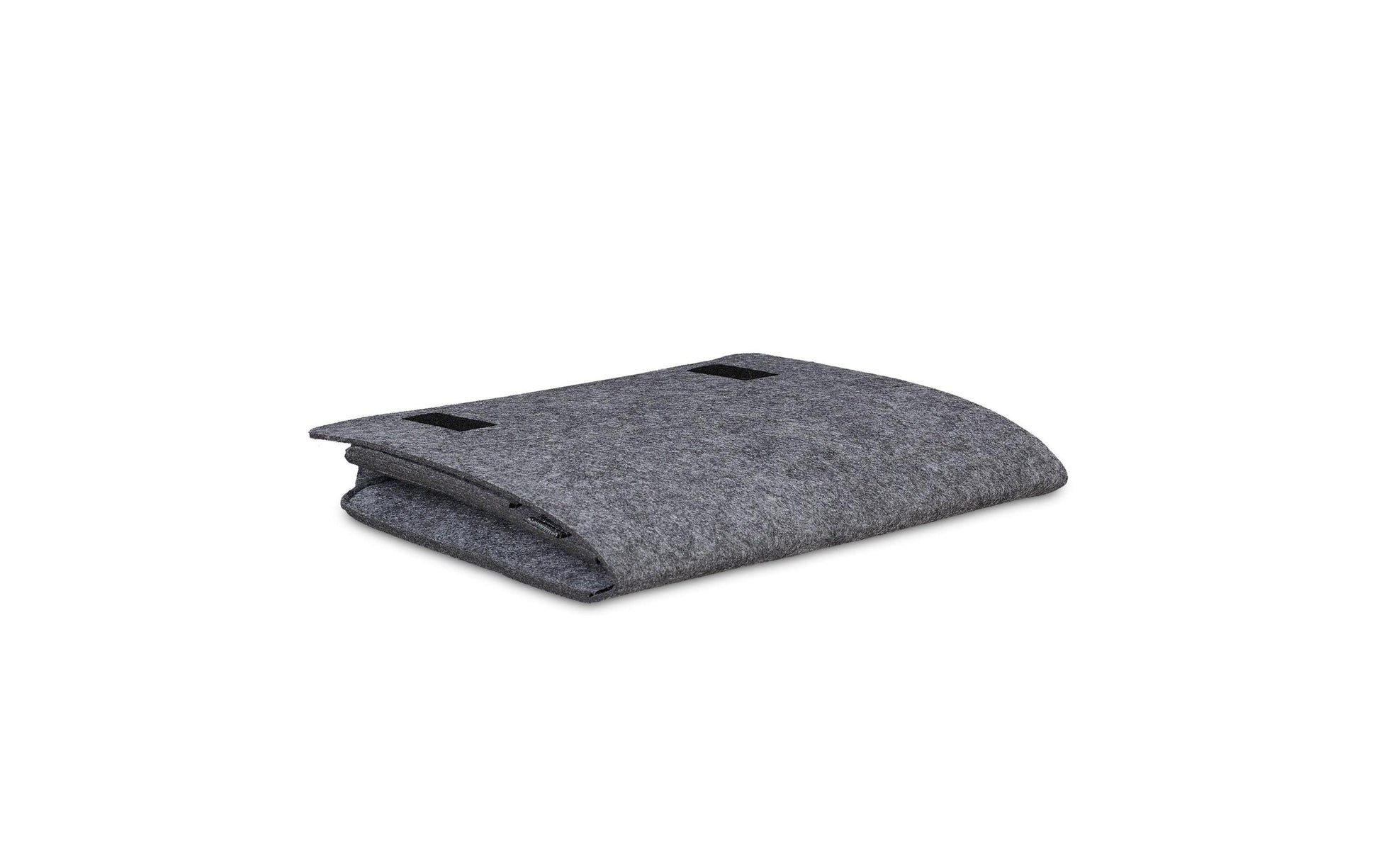 Relaxdays Betttasche – Filz – Anthrazit – 315 × 270 × 50 mm – 6 Fächer, Klettverschluss