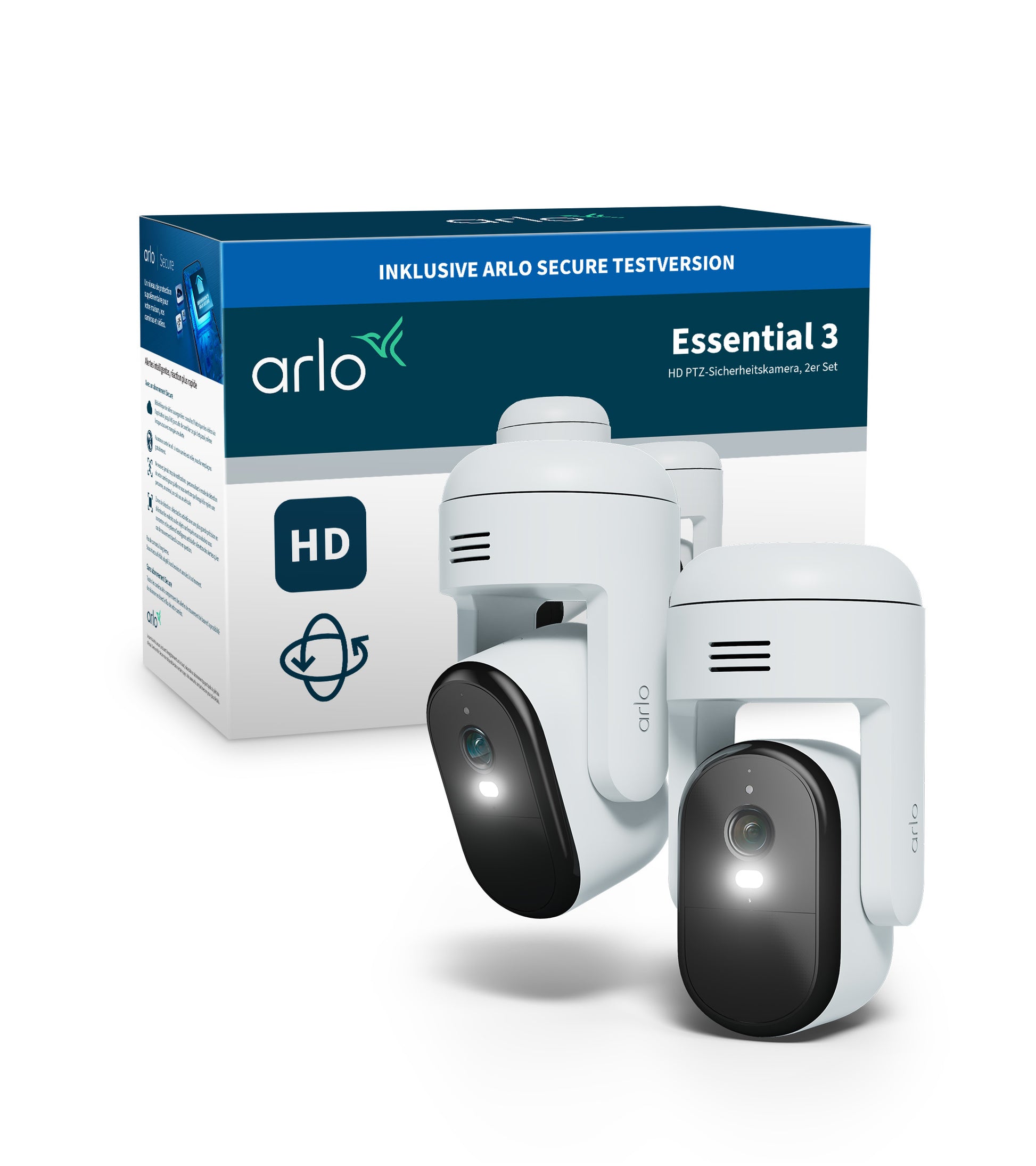 Arlo VMC2283 Netzwerkkamera – 2 MP, Full HD (1920×1080), IP65, Weiss