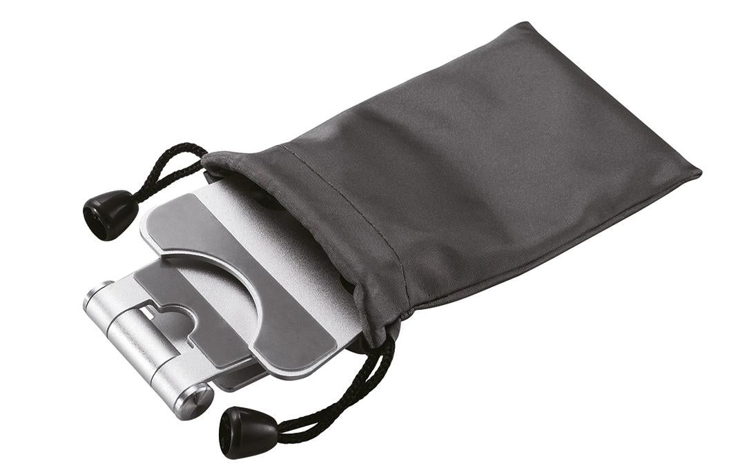 Neomounts Tischständer, faltbar, verstellbar – für bis 4,7" – Silber, Aluminium
