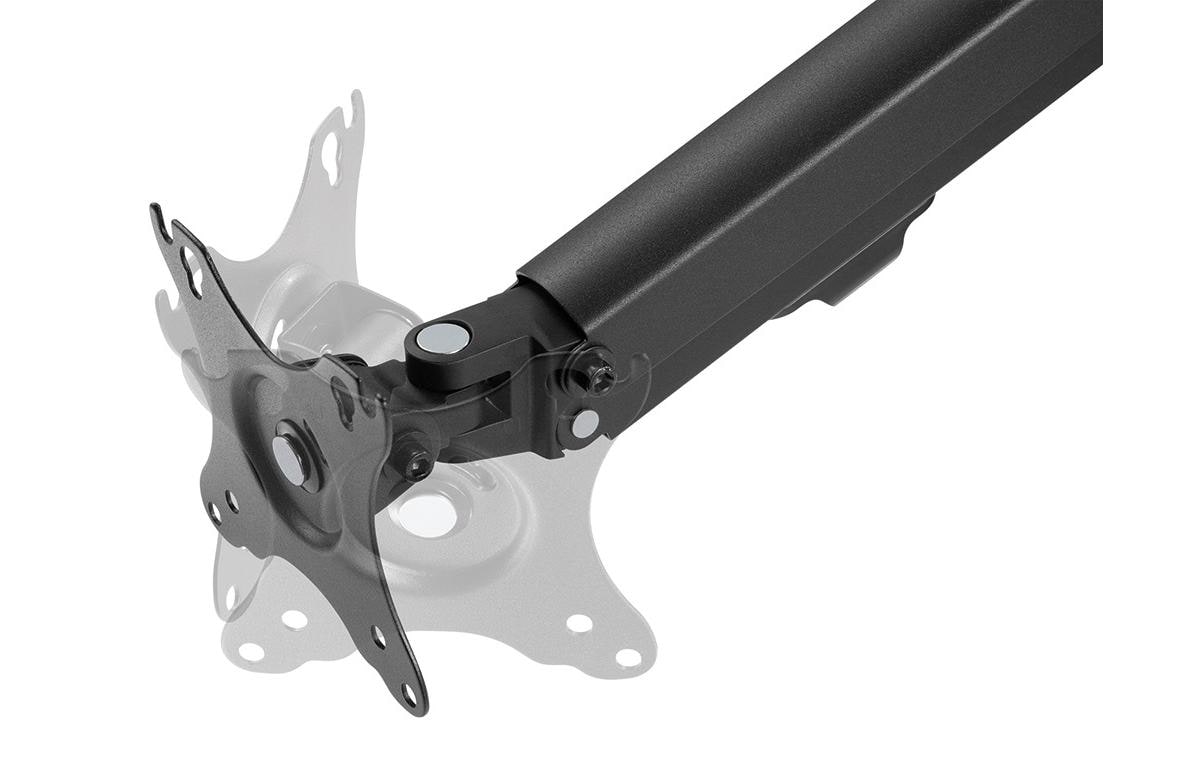 Neomounts Monitorarm, Tischklemme/Tischdurchführung, bis 27", VESA 100 × 100 mm, 7 kg, Neigen/Schwenken