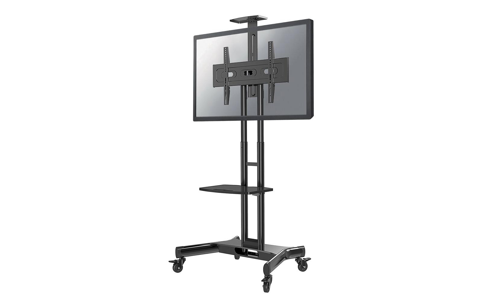 Neomounts NM-M1700BLACK – Trolley, höhenverstellbar, für 32–75", VESA 200×200–600×400, bis 50 kg, schwarz