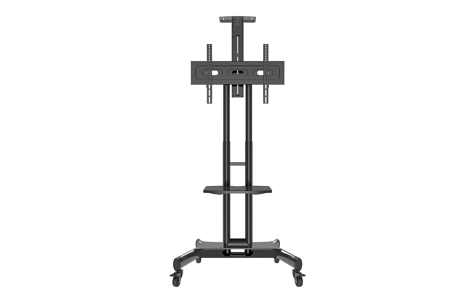 Neomounts NM-M1700BLACK – Trolley, höhenverstellbar, für 32–75", VESA 200×200–600×400, bis 50 kg, schwarz