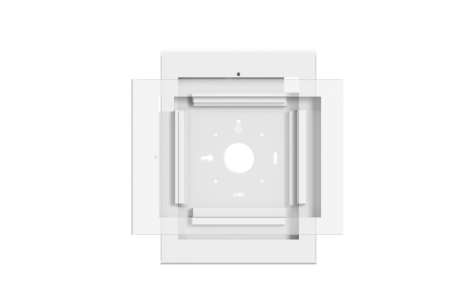 Neomounts Tablet-Wandhalterung – für iPad Pro 12,9" (4. Gen.) – abschliessbar, VESA 75×75 – Weiss