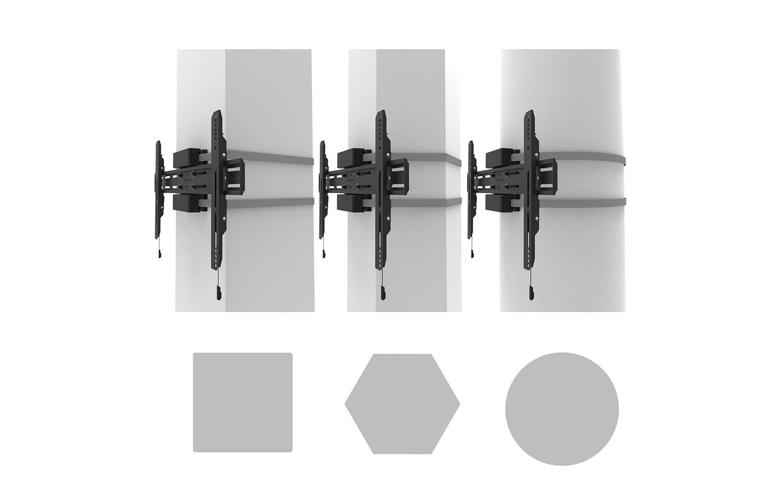 Neomounts WL30S-910BL16 – Wandhalterung, fix, für 44", VESA 200×100, bis 50 kg, schwarz