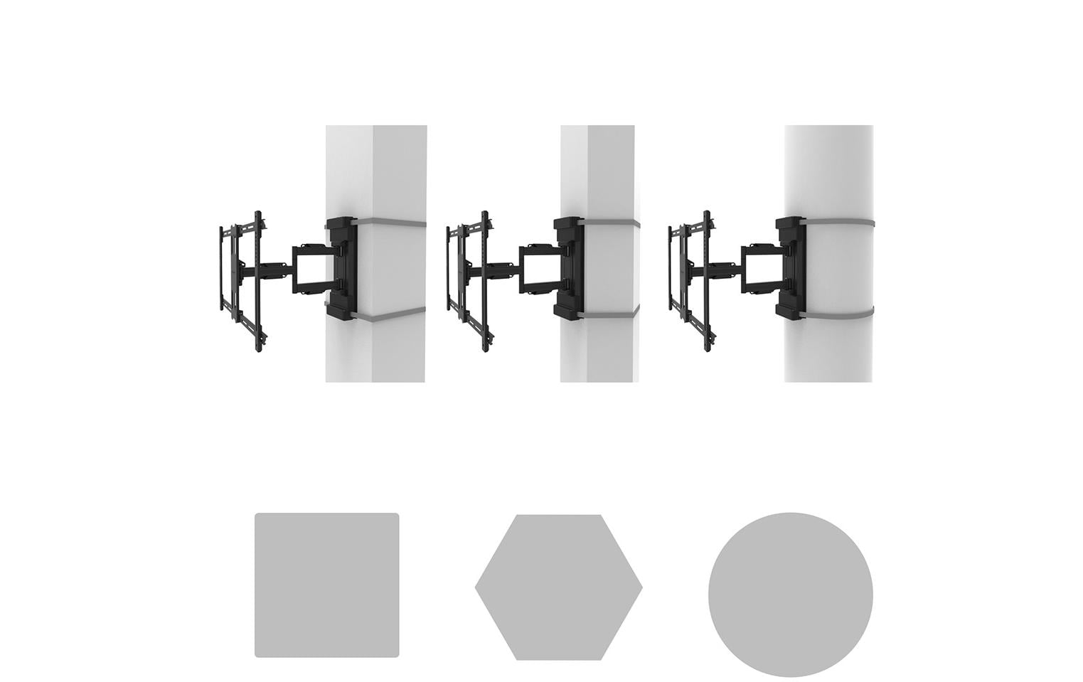 Neomounts WL40S-910BL16 – Wandhalterung, neigbar, für 55", VESA 200×100, bis 45 kg, schwarz