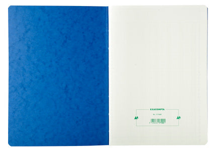 Exacompta Notizblock – A3 – liniert – 80 Seiten – 110 g/m² – 10 Spalten, Kopfleiste, schwarz/blau