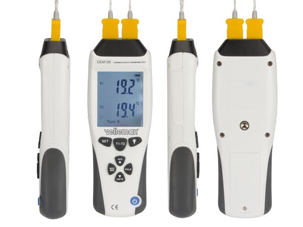 Velleman DEM106 Temperatursensor – −200–1370 °C, Aussen