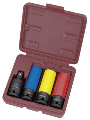 Kraftwerk – Stecknuss-Satz 1/2", 17/19/21 mm, 4-teilig, Box, 3083