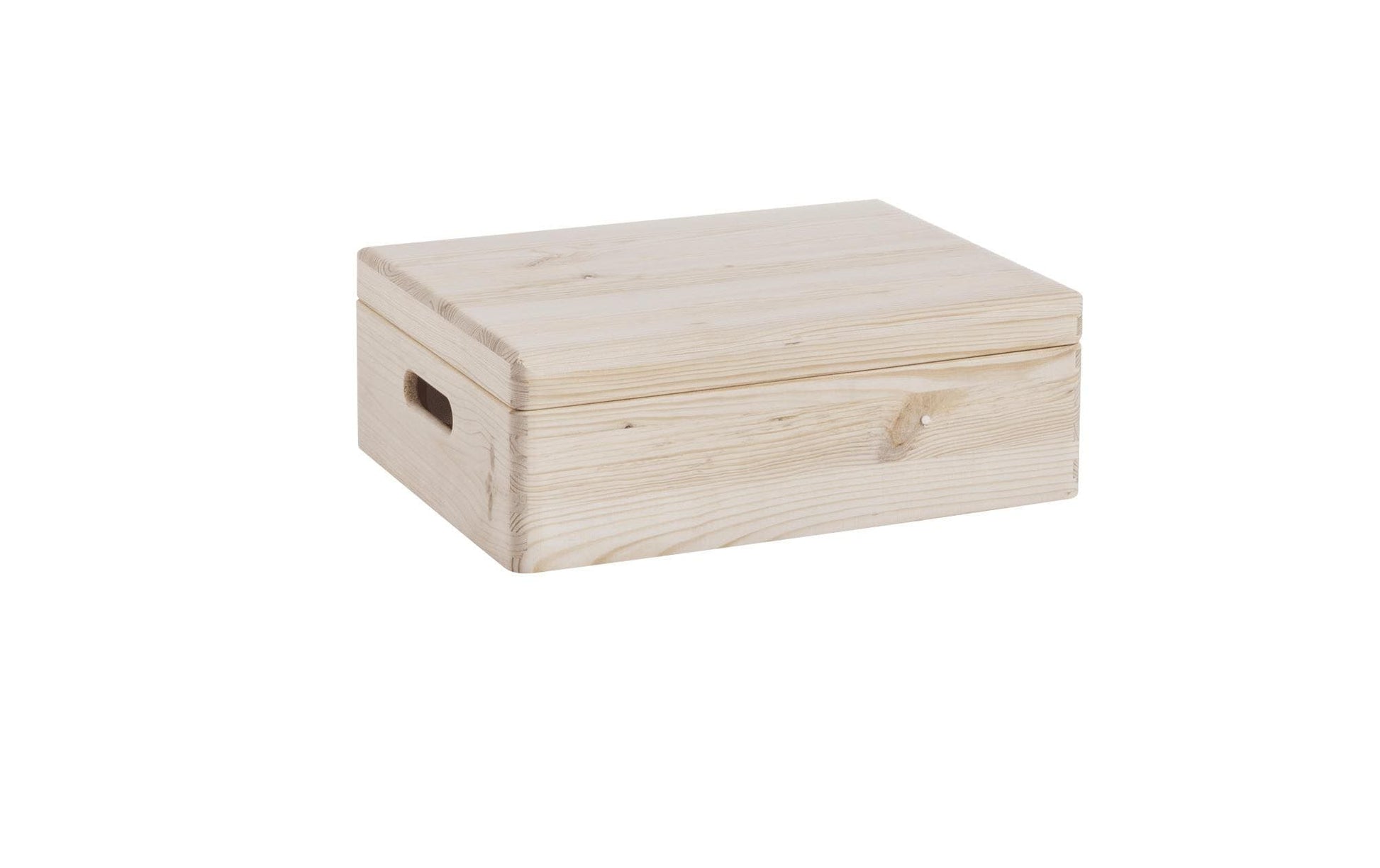 Zeller Present Aufbewahrungsbox (mit Deckel) – Holz – Natur – 400 × 140 × 300 mm