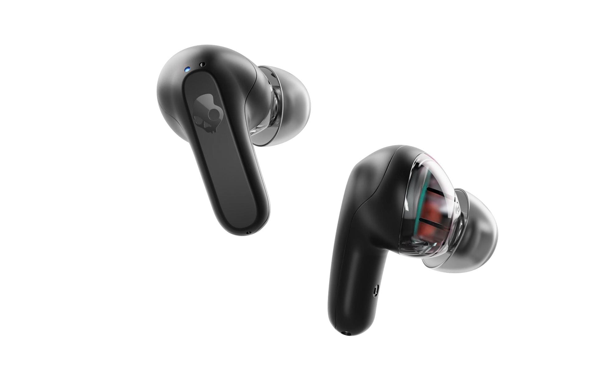 Skullcandy Rail – True Wireless In-Ear Kopfhörer – Bluetooth 5.2, IP55, mit Mikrofon – Schwarz, bis 42 h