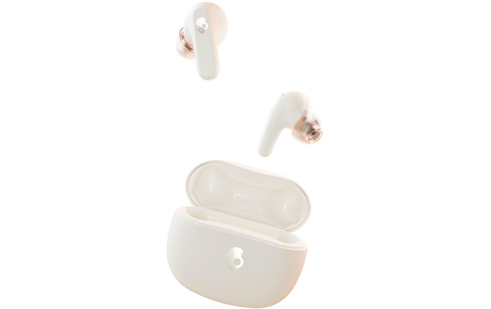 Skullcandy Rail – True Wireless In-Ear Kopfhörer – Bluetooth 5.2, IP55 – Weiss – für Amazon Alexa, bis 42 h