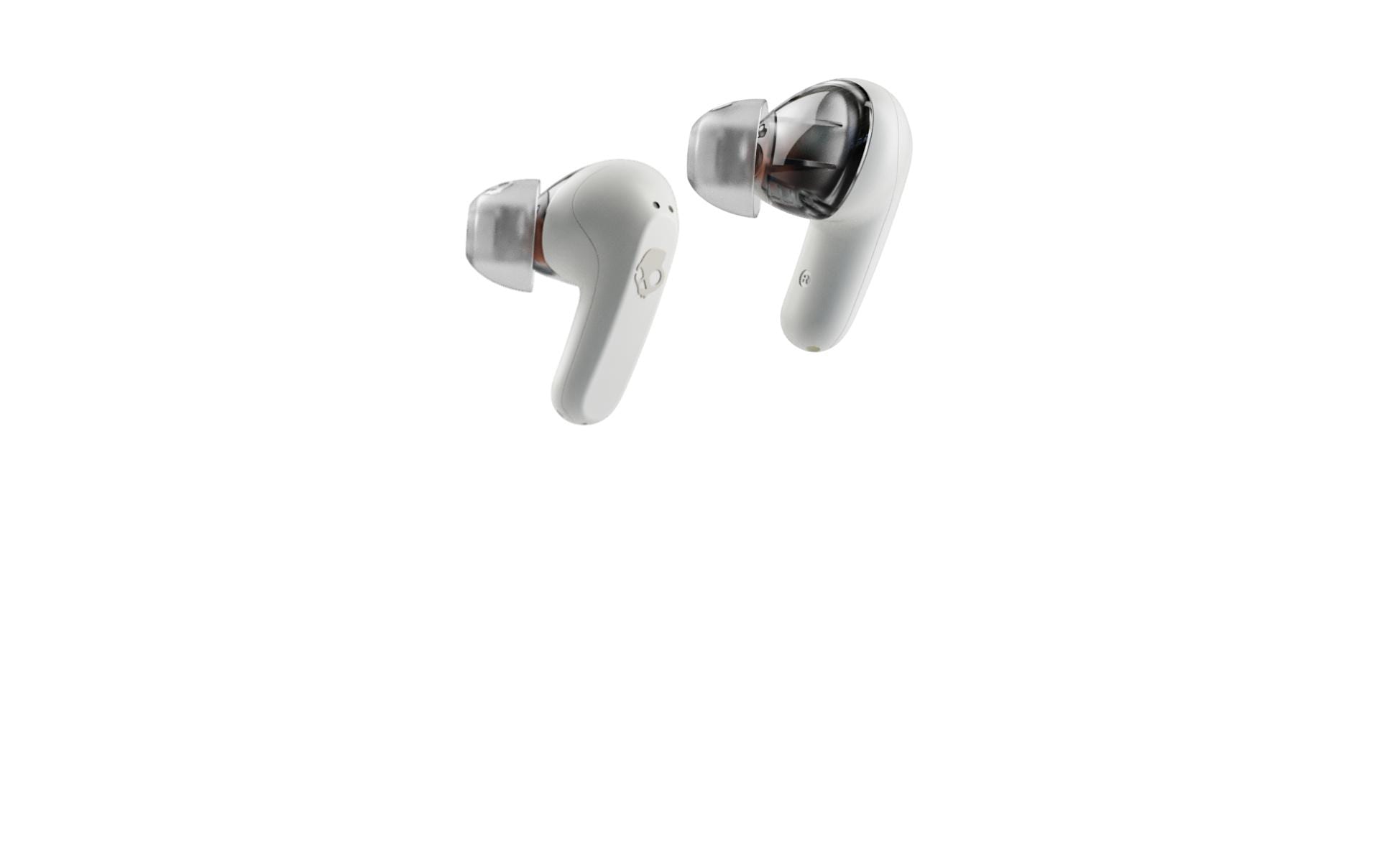 Skullcandy Rail – True Wireless In-Ear Kopfhörer – Bluetooth 5.2, IP55 – Weiss – für Amazon Alexa, bis 42 h