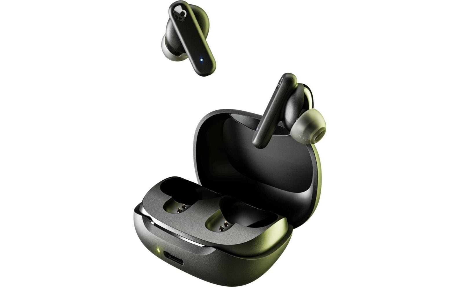 Skullcandy Smokin Buds TWS In-Ear – mit Ladecase, Schwarz, BT 5.2