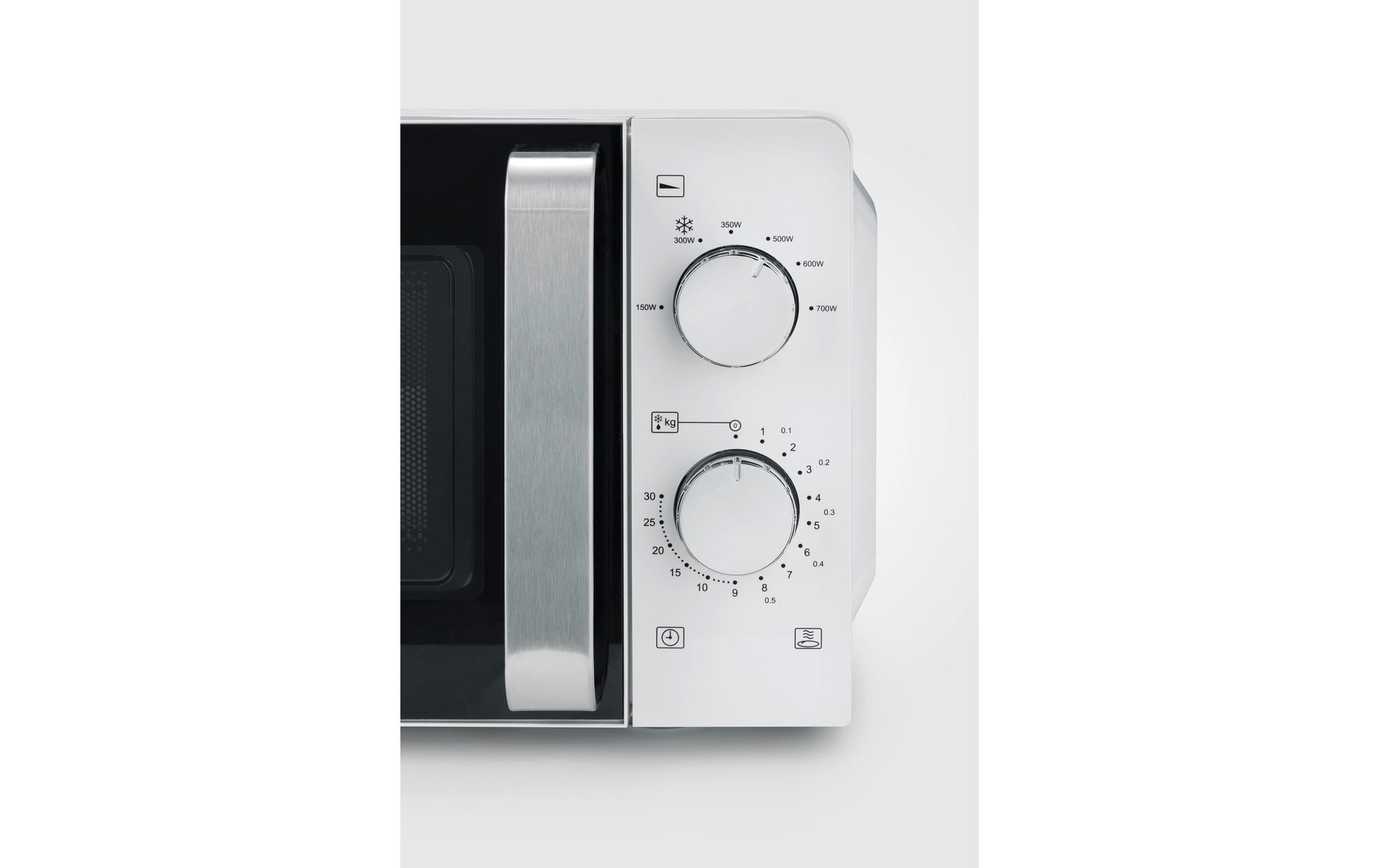 Severin Solo-Mikrowelle MW 7885 – 17 l, 700 W – schwarz/weiss