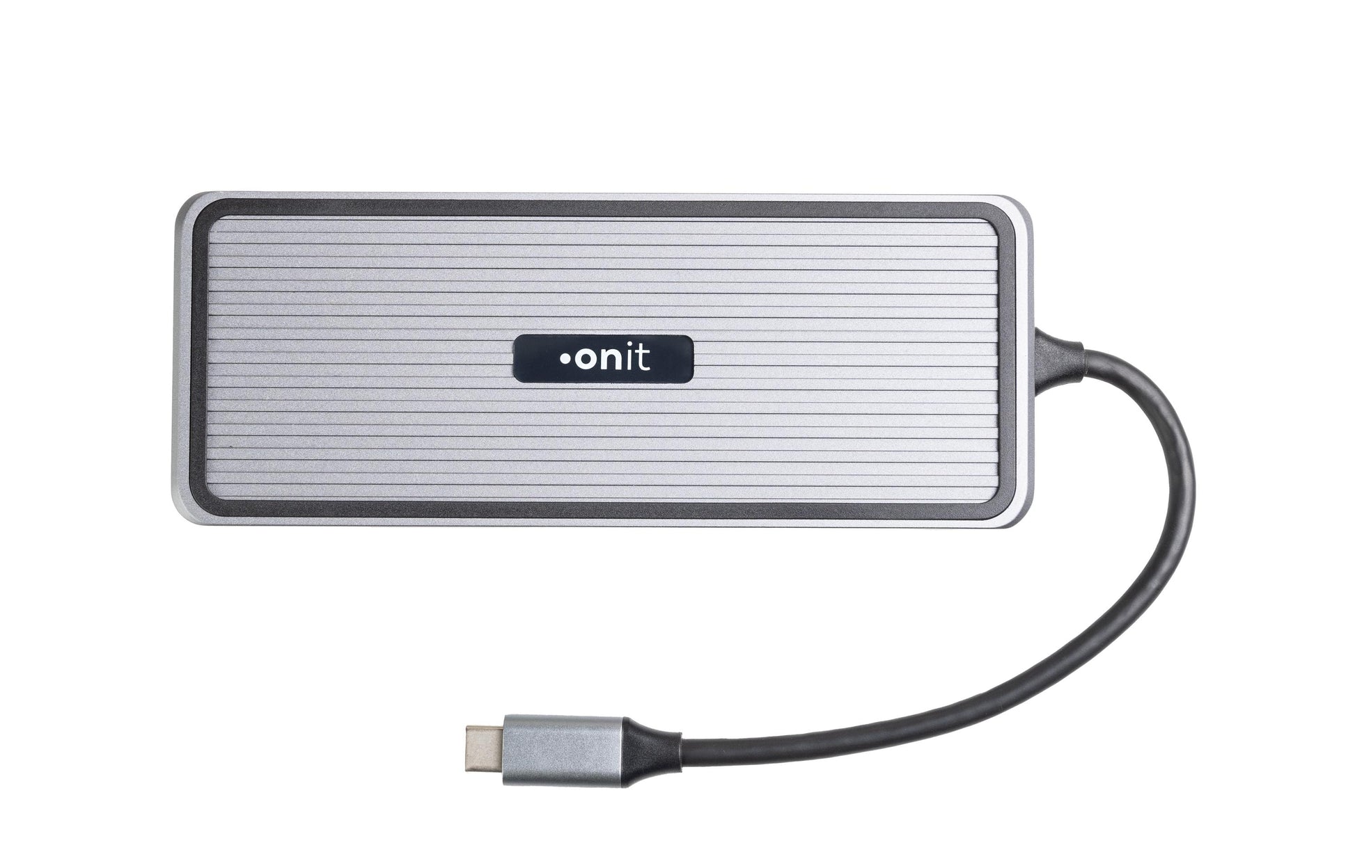 ONIT F01354 Dockingstation – USB-C, 2× DP, 1× HDMI, 4× USB-A, 3,5 mm, 100 W PD, GbE, für Windows/Mac/ChromeOS