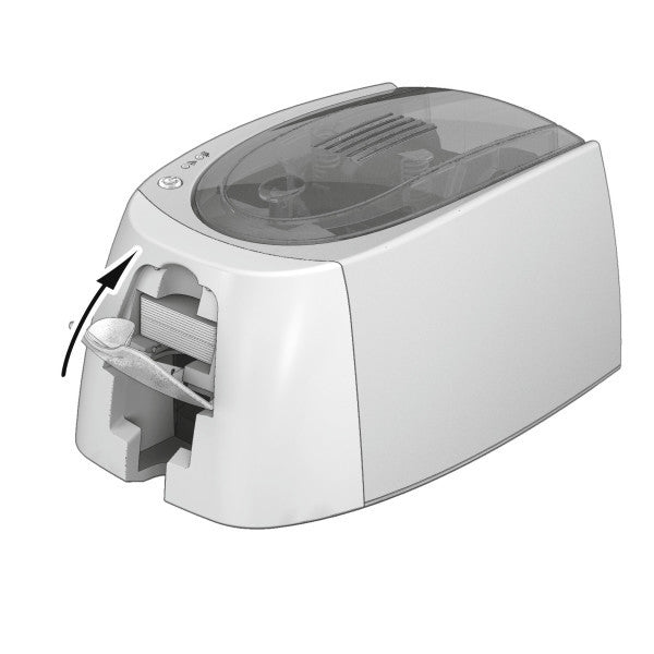 Durable Duracard ID 300 – Kartendrucker, Thermotransfer, 260 × 300 dpi, für PVC-Karten 85,6 × 53,98 mm, USB