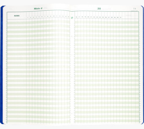 Exacompta Stempelregister – 400 × 240 mm – 80 Seiten, 110 g/m²