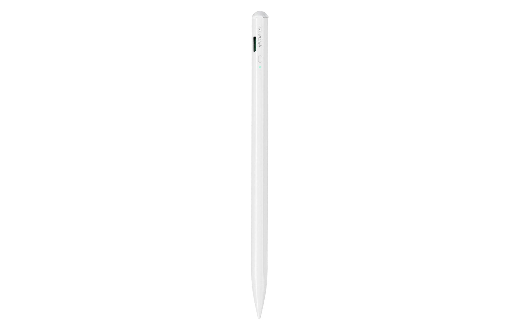 4smarts Eingabestift für Apple iPad (u. a. 10,9"/11"/12,9") – magnetische Befestigung – Weiss