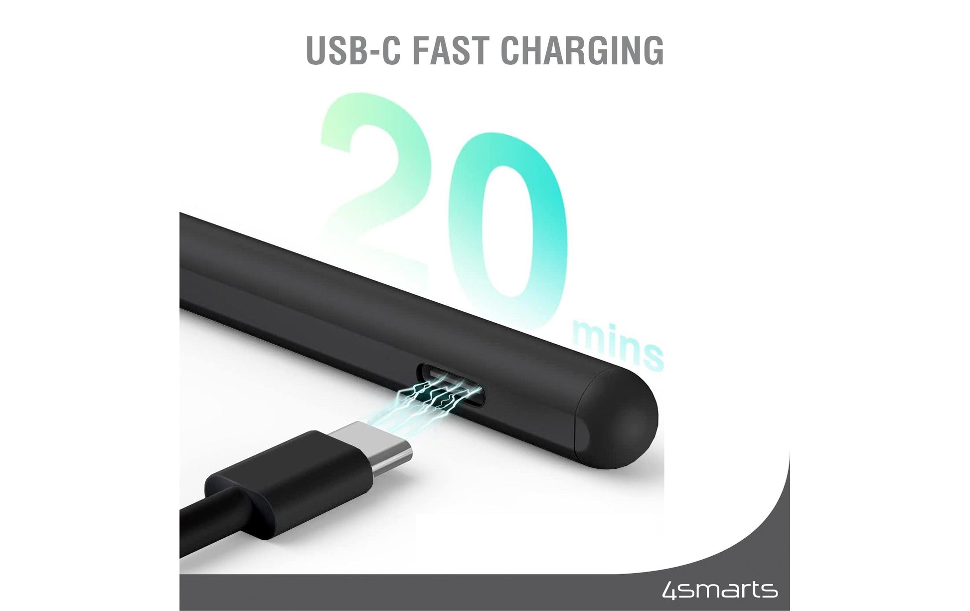 4smarts Active Pencil Pro 3 Eingabestift für Apple iPad (iPad 9,7", 10,2", 10,9", mini 8,3", Air 10,9", Pro 11)