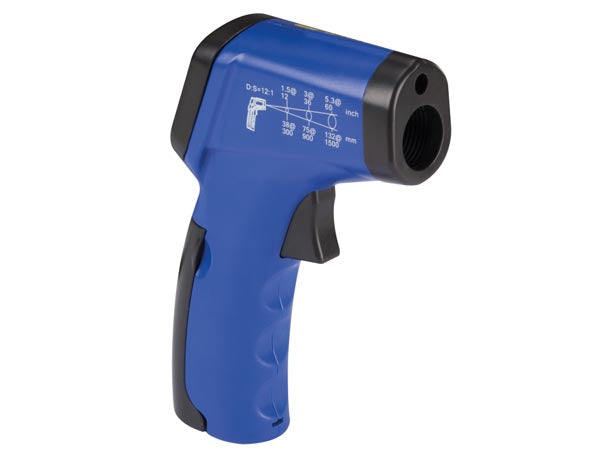 Velleman DEM100 Infrarot-Thermometer – -50 bis +330 °C, D:S 12:1, Ziellaser, Data-Hold, °C/°F