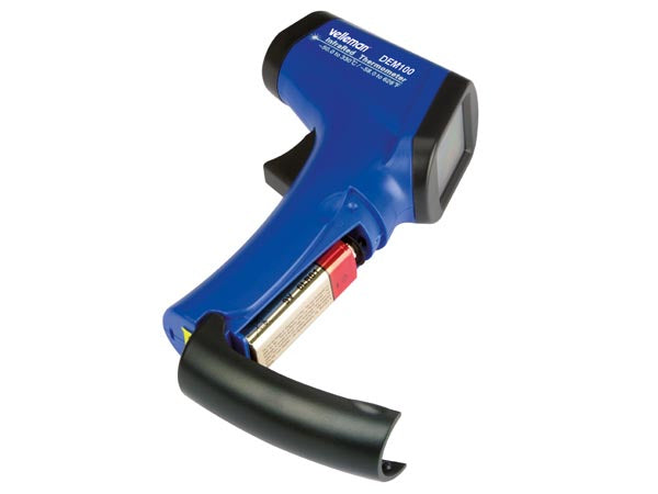 Velleman DEM100 Infrarot-Thermometer – -50 bis +330 °C, D:S 12:1, Ziellaser, Data-Hold, °C/°F