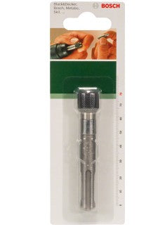 Bosch Bohrfutteradapter 78 mm Edelstahl 1/4" Bit-Aufnahme – mit Sprengring, Dauermagnet – für SDS Plus