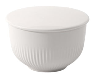 Villeroy & Boch Afina Zuckerdose – 90 ml, Ø 9,1 cm, H 6,1 cm, Porzellan, mit Deckel, spülmaschinenfest