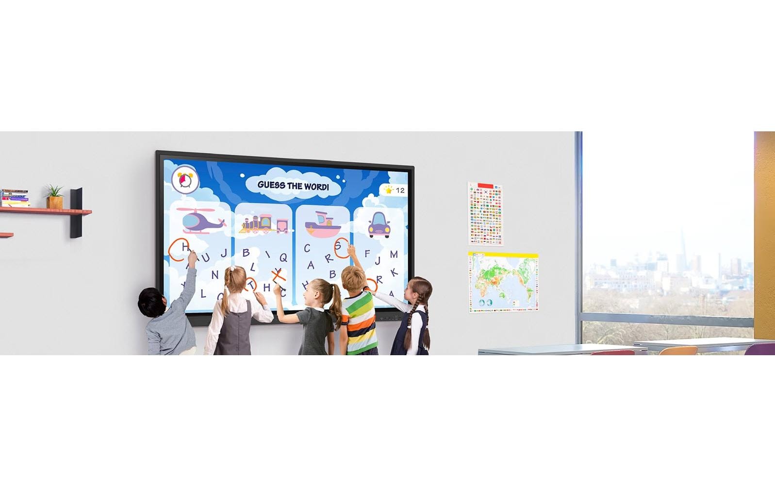 LG 65TR3DK-B – Public Display, 65", VA, Touch, 60 Hz, 440 cd/m², 16/7, Android, VESA 600 × 400, Schwarz