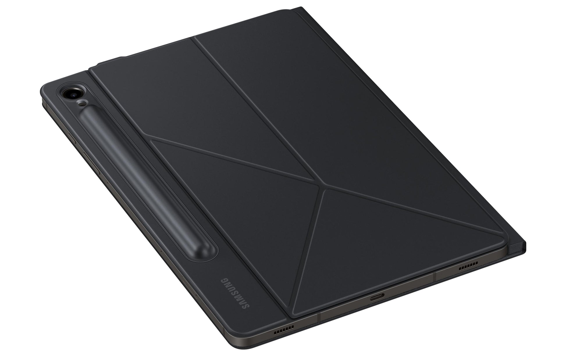 Samsung Smart Book Cover Notebook-Schutzhülle – für Tablets bis 11", Stoßschutz, Kunststoff, Schwarz