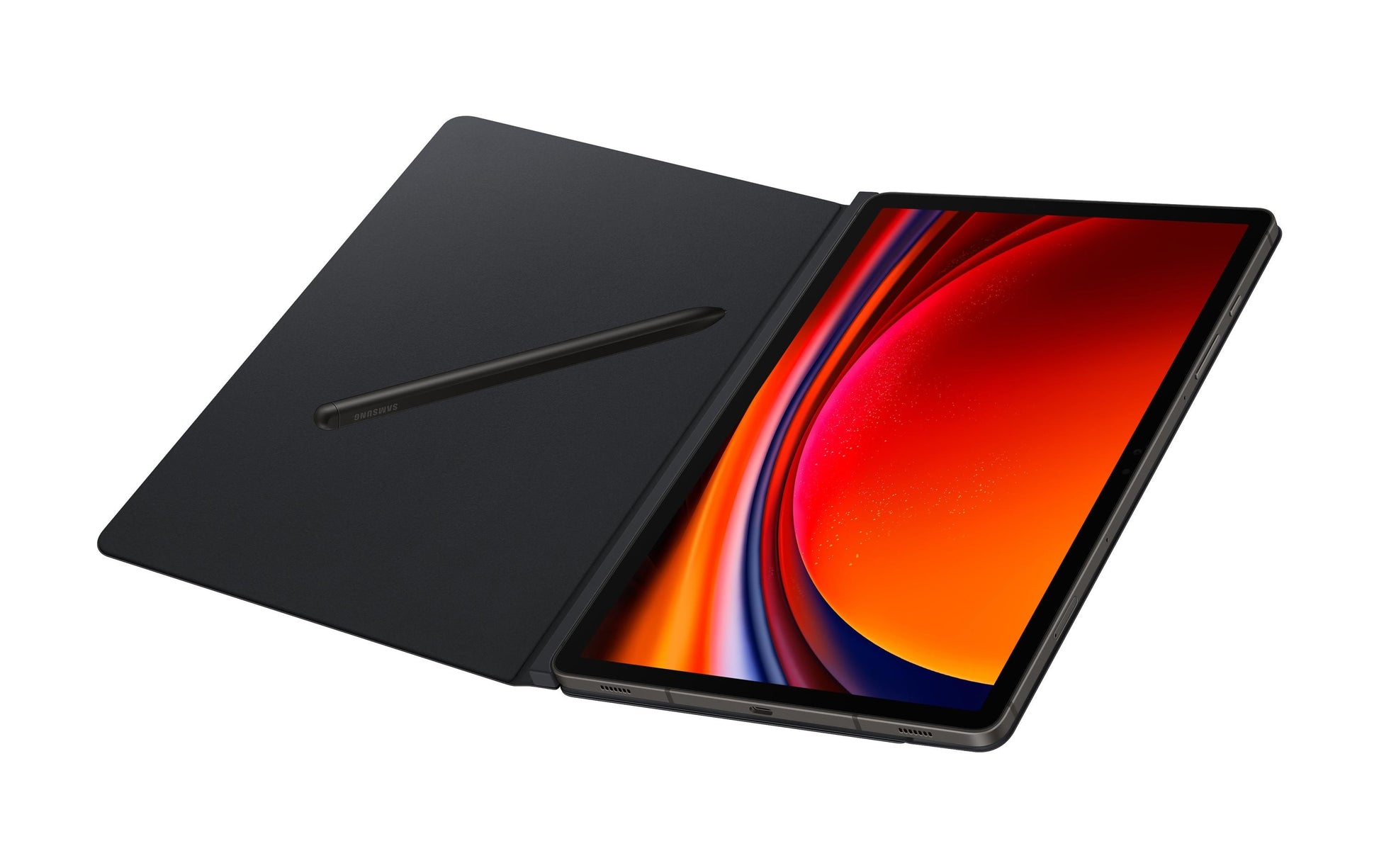 Samsung Smart Book Cover Notebook-Schutzhülle – für Tablets bis 11", Stoßschutz, Kunststoff, Schwarz